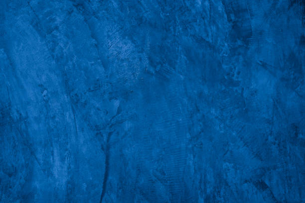 istock Old wall pattern texture cement blue dark abstract  blue color design are light with black gradient background. 2196312270