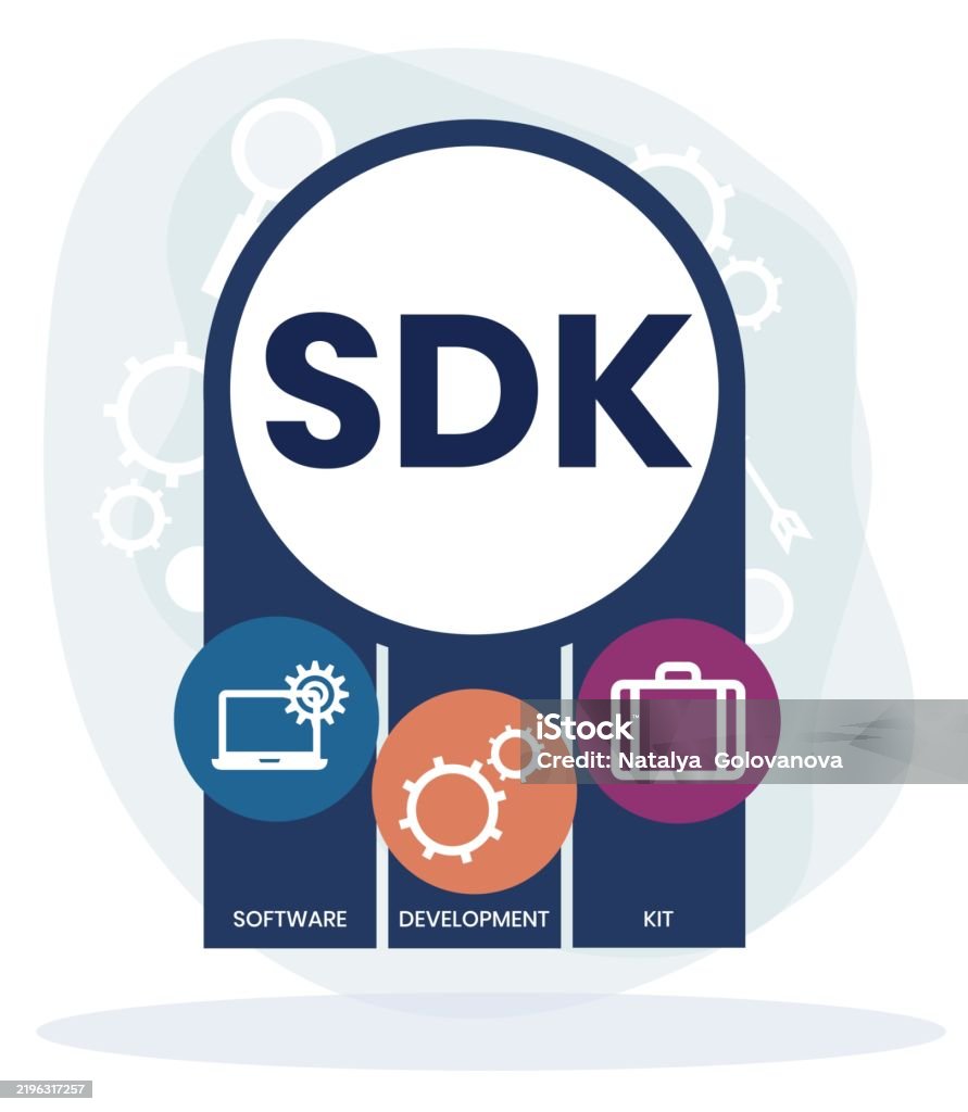 Software Development Kit Sdk Example Sdk Software Development Kit Acronym Stock Illustration - Download ...