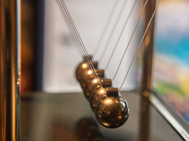 istock Newton's Cradle Demonstrating Principles of Physics and Motion 2196318127