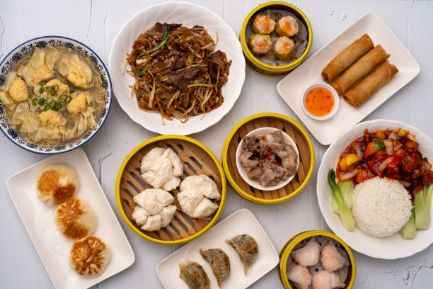 istock Assorted Chinese Dim Sum and Traditional Dishes 2196323521