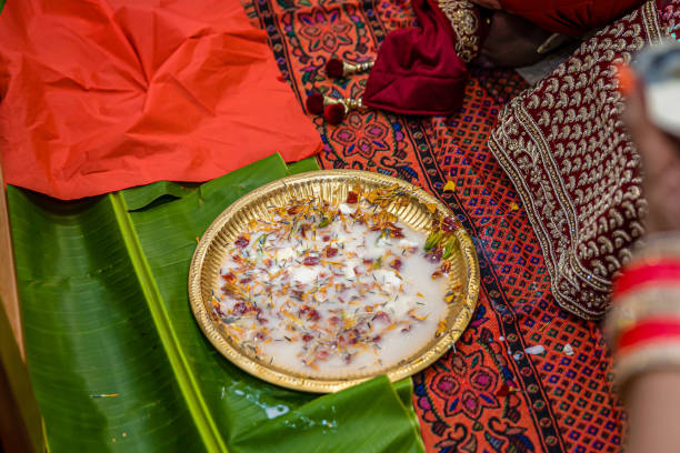 istock Indian Hindu wedding ceremony ritual items 2196324263