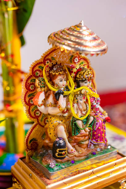 istock Indian Hindu wedding ceremony ritual items close up 2196328642