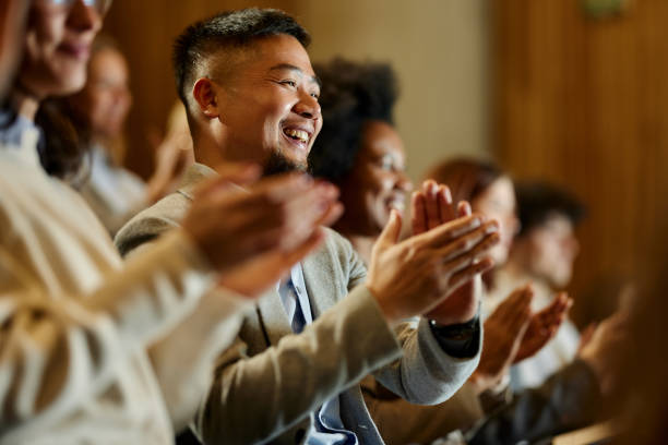 istock Applauding on a business seminar! 2196334950