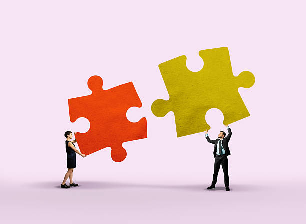 istock Metaphor of teamwork in business. 2196338082
