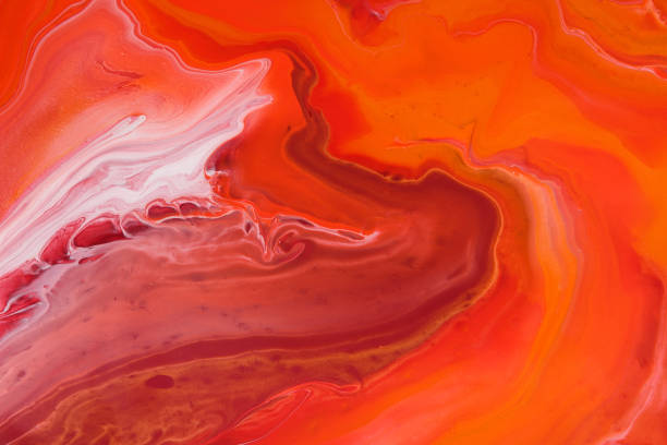 istock Vibrant Red and Orange Abstract Swirl Capturing Fluid Motion and Dynamic Color Blending 2196344011