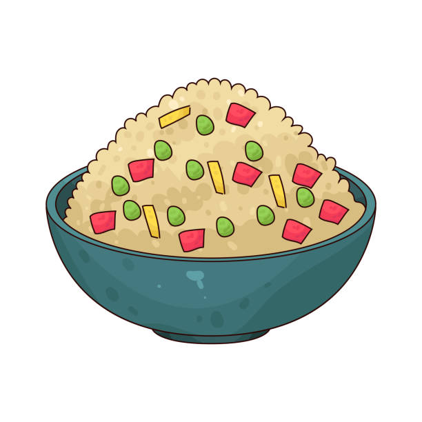 [90] Fried rice Clipart Vector PNG , SVG, EPS, PSD, AI
