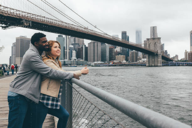 istock Multi ethnic couple in love in New York 2196348572