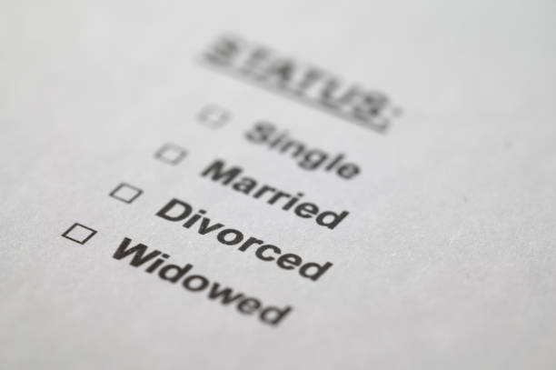 istock Status and condition of a divorced person. 2196353812