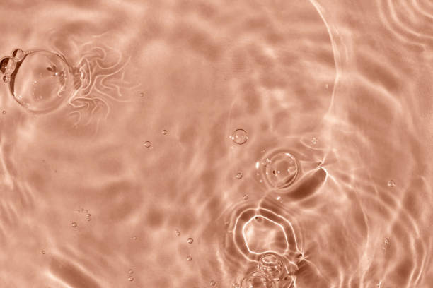 istock Textured water background with large bubbles and sun glare 2196353996