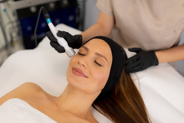 istock Revitalizing skin treatment that clears pores and deeply hydrates in a serene spa setting 2196355855