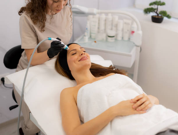 istock Revitalizing skin treatment that clears pores and deeply hydrates in a serene spa setting 2196355870