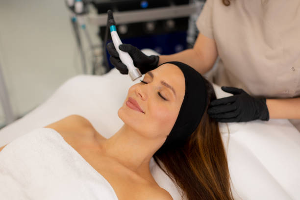 istock Revitalizing skin treatment that clears pores and deeply hydrates in a serene spa setting 2196355887