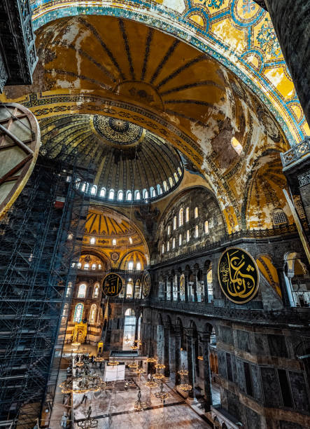 istock Hagia Sofia Majestic Interior of the Grand Historic Cathedral with Intricate Decor Elements, Istanbul 2196365600