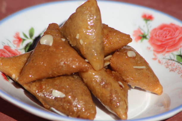 istock Briwat or Briouat Close Up, Traditional Moroccan Pastry 2196370763