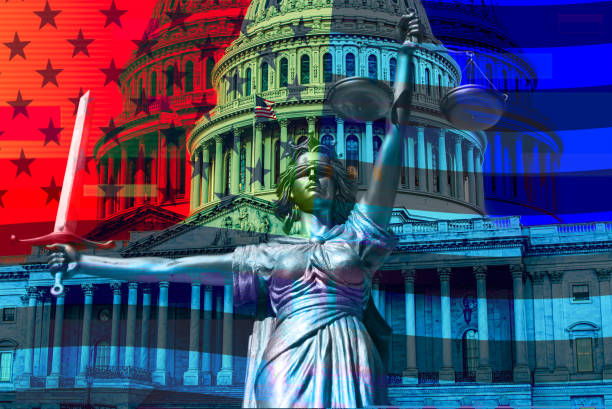 istock Lady Justice and American Politics 2196374204