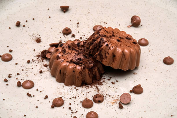 istock Delicious chocolate desserts surrounded by chocolate crumbs. 2196377493