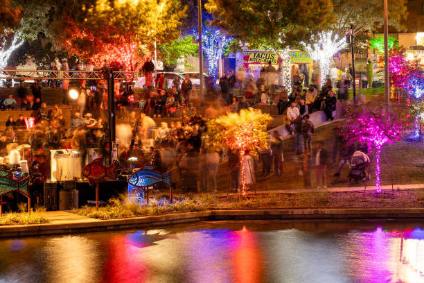 istock Christmas Festivities at Vitruvian Park 2196379585