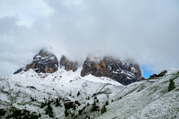 istock Langkofel or Sassolungo mountain group in the Dolomites 2196383499
