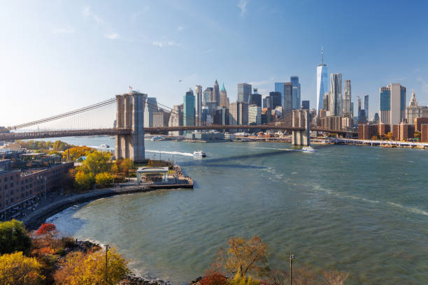 istock The New York Manhattan skyline during autumn 2196384146