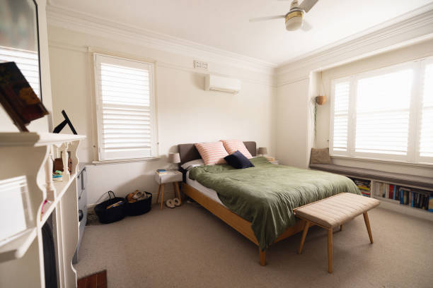 istock Bright Bedroom Interior with Modern Design and Natural Lighting 2196387088