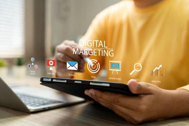 istock Digital marketing technology, Online advertising, SEO optimization,Social media strategy to boost sales,Ads,E-Commerce,Innovative digital marketing solutions,Tools online advertising,product promotion 2196387635