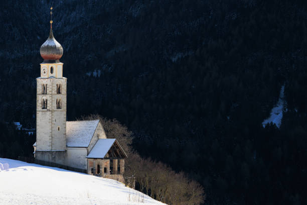 Dolomites, Alpe di Siusi with snow