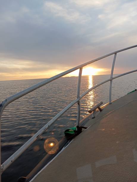 istock Sunset on Nord sea 2196396802