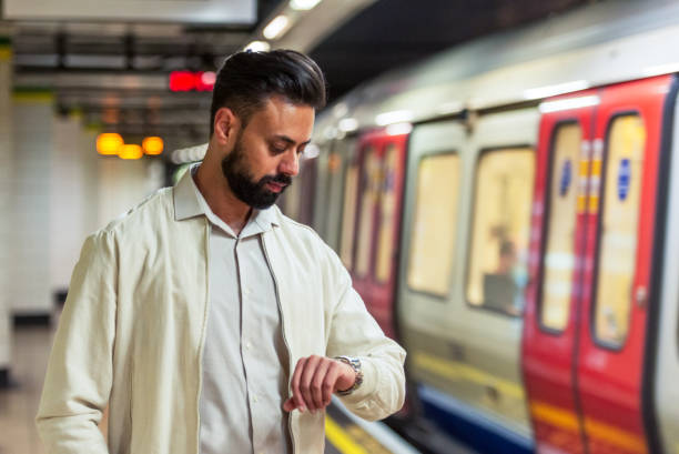 istock London commuter running late 2196402062
