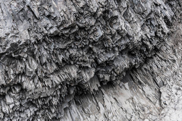 istock Volcanic rock formations revealing complex geology in Iceland's rugged terrain 2196402708