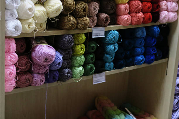 istock yarn balls in the shop window 2196407380