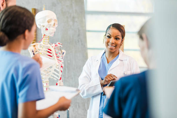 istock Medical Students Discussing Anatomy with Professor 2196411267