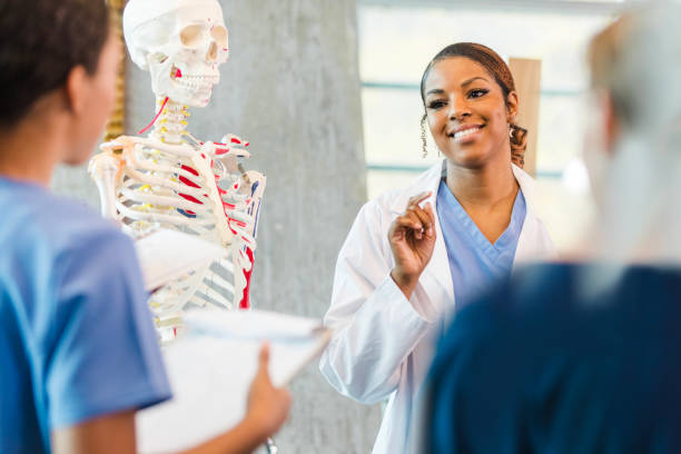istock Medical Students Studying Human Anatomy with Professor 2196411270