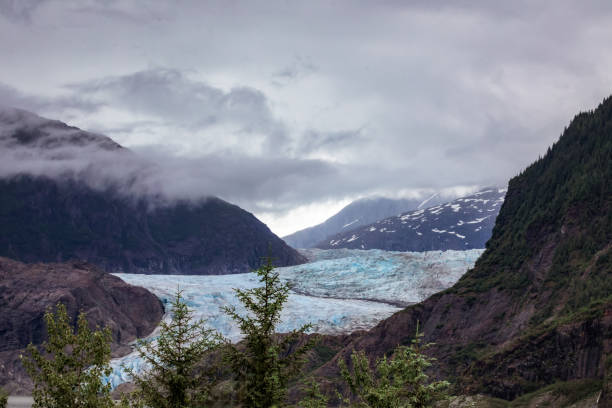 istock Foggy July day at Mendenhall Glacier 2196412333