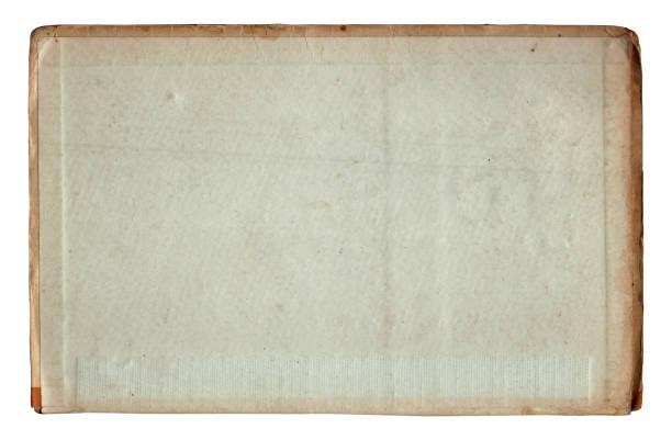 istock Vintage background of old ancient torn paper texture isolated 2196412469