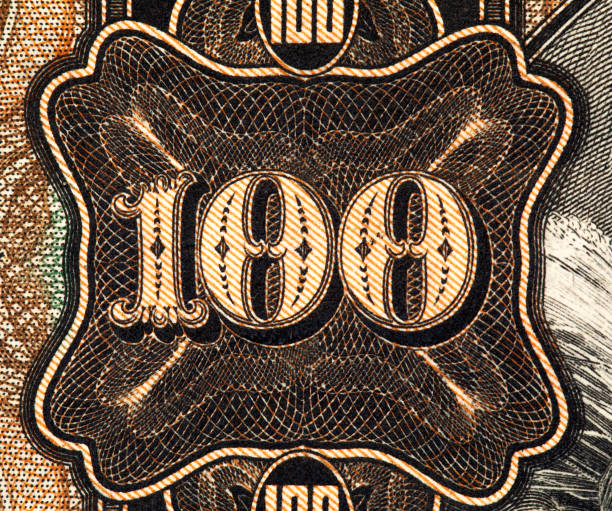Number 100 Currency Portrait