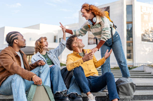 istock College students enjoying time together on campus 2196431026