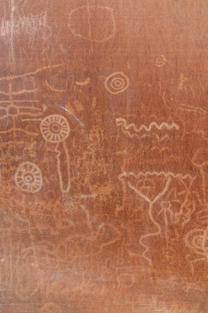 istock Prehistoric Petroglyphs in the Valley of Fire State Park 2196432843