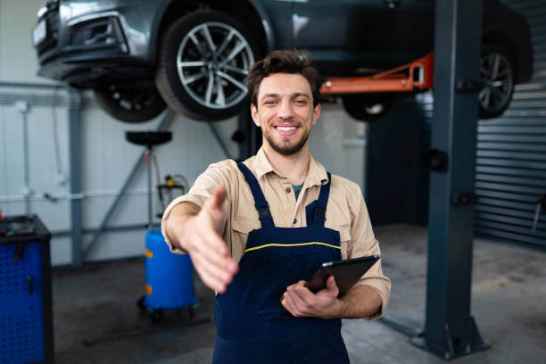 istock Portrait of a mechanic 2196439775