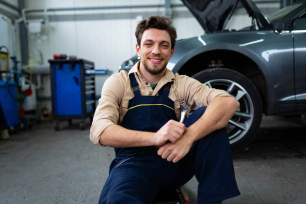 istock Portrait of a mechanic 2196439812