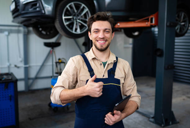 istock Portrait of a mechanic 2196439833