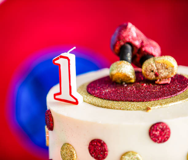 Beautiful colorful birthday cake