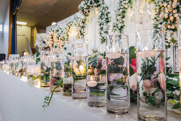 istock Indian wedding reception interiors and decorations 2196442940
