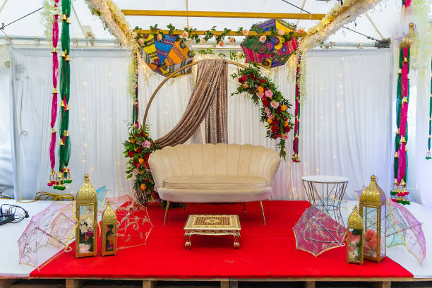 istock Indian wedding interiors and decorations 2196443897