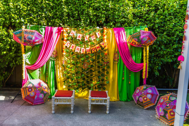 istock Indian wedding interiors and decorations 2196446532