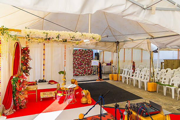istock Indian wedding interiors and decorations 2196447139