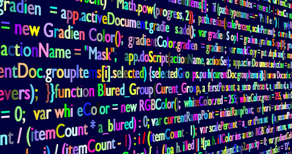 Desktop Source Code And Technology Background Developer Or Programer ...