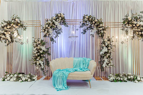 istock Indian wedding interiors and decorations 2196449418