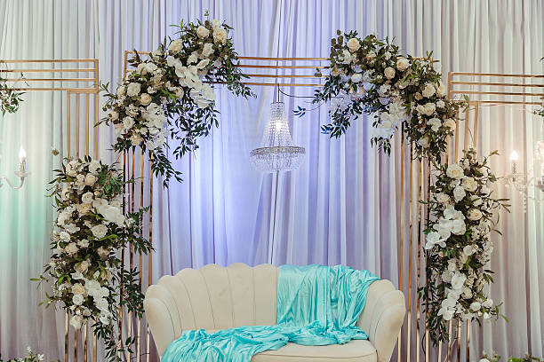 istock Indian wedding interiors and decorations 2196449425