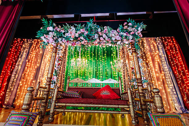 istock Indian wedding interiors and decorations 2196451469