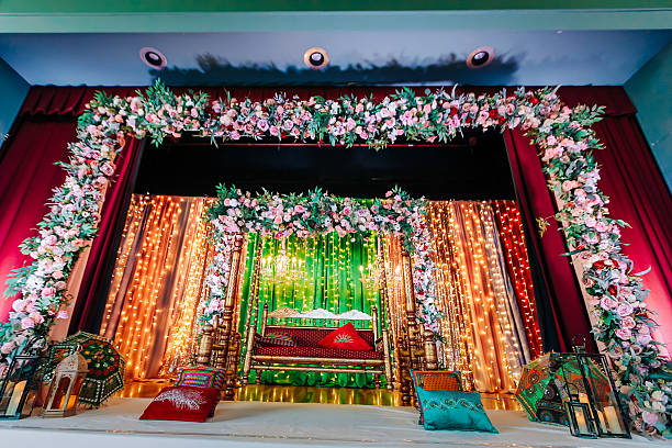 istock Indian wedding interiors and decorations 2196451572